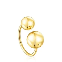 Silver vermeil Plump Open ring