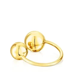 Silver vermeil Plump Open ring