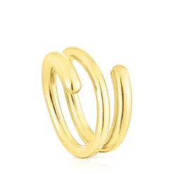 Silver vermeil Spiral ring New Hav