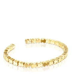 Silver Vermeil Straight bears Bracelet