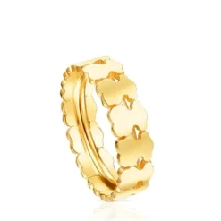 Silver Vermeil Straight hoop Ring