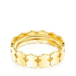 Silver Vermeil Straight hoop Ring