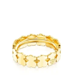 Silver Vermeil Straight hoop Ring