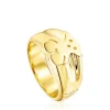 Silver Vermeil Sweet Dolls bear Signet ring