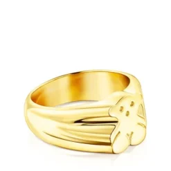 Silver Vermeil Sweet Dolls bear Signet ring