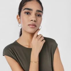 Silver vermeil TOUS Bear Row bracelet with silhouettes