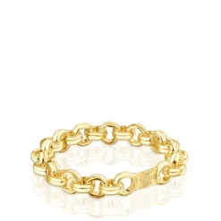 Silver vermeil TOUS Calin Ring