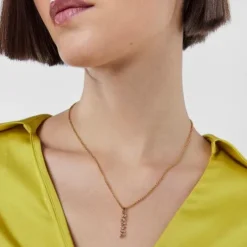 Silver vermeil TOUS Crossword Mama Mama pendant with gemstones