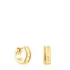 Silver vermeil TOUS Fellow Double-hoop earrings