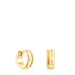 Silver vermeil TOUS Fellow Double-hoop earrings