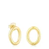Silver vermeil TOUS Hav Circle earrings