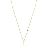 Silver vermeil TOUS New Motif Necklace with chrome diopside bear