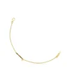 Silver Vermeil TOUS Straight Bracelet with gemstones