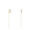 Silver vermeil TOUS Straight Earcuff earrings with rhodolites