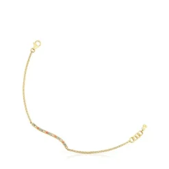 Silver vermeil TOUS Vibrant Colors Bracelet with gemstones