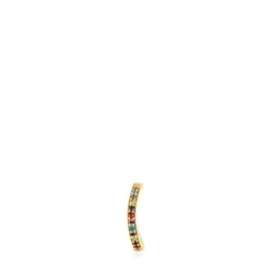 Silver vermeil TOUS Vibrant Colors Earcuff with gemstones