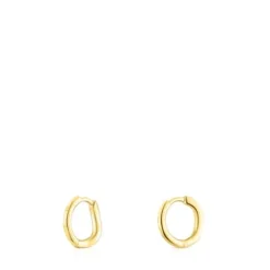 Silver vermeil TOUS Vibrant Colors Hoop earrings with gemstones