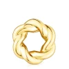 Silver vermeil Twisted donut Pendant