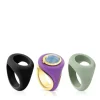 Silver vermeil Virtual Garden Signet ring set with chalcedony