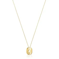 Silver vermeil Wicker Necklace