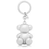 Silver-colored metal Bold Bear Key ring