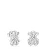 Small bear Earrings in Silver TOUS Grain