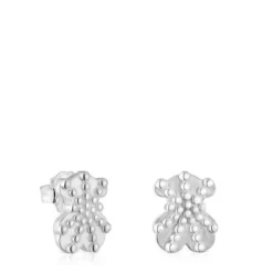 Small bear Earrings in Silver TOUS Grain