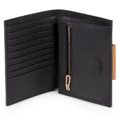Small beige and black Kaos Mini wallet