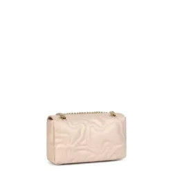 Small beige Kaos Dream Crossbody bag with flap