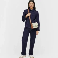 Small beige Kaos Icon Crossbody bag