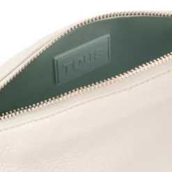 Small beige leather Duffel bag TOUS Miranda