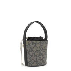 Small black Bucket bag Kaos Icon