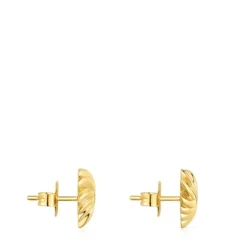 Small Earrings with 18kt gold plating over silver Galia