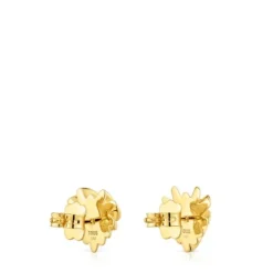 Small Earrings with 18kt gold plating over silver Galia