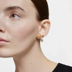Small Earrings with 18kt gold plating over silver Galia