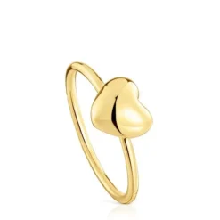 Small gold heart Ring My Other Half