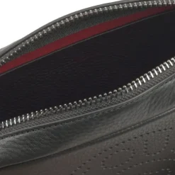 Small leather black Leissa crossbody bag