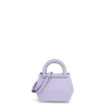 Small lilac-colored leather Shoulder bag TOUS Dora