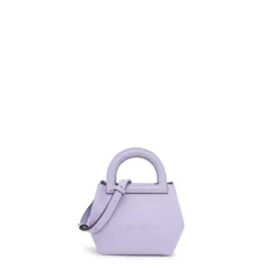 Small lilac-colored leather Shoulder bag TOUS Dora
