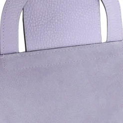 Small lilac-colored leather Shoulder bag TOUS Dora