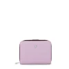 Small mauve New Dubai Saffiano Wallet