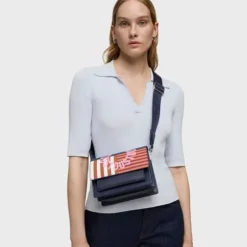 Small navy blue Audree Crossbody bag TOUS Hanna
