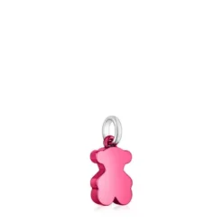 Small pink steel bear Pendant Sweet Dolls