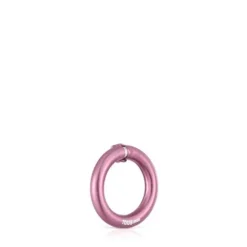 Small pink-colored silver Ring Hold