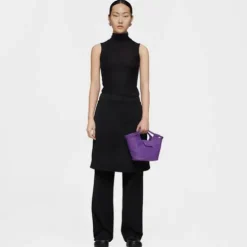 Small purple leather Tote bag TOUS Sun