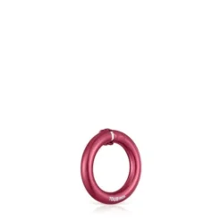 Small red-colored silver Ring Hold