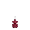 Small red-colored steel bear Pendant Bold Bear