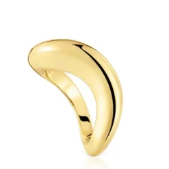 Small Ring with 18kt gold plating over silver Galia Basics
