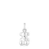 Small silver Bold Bear pendant