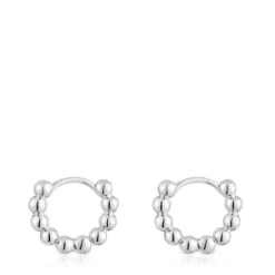 Small silver Hoop earrings Gloss